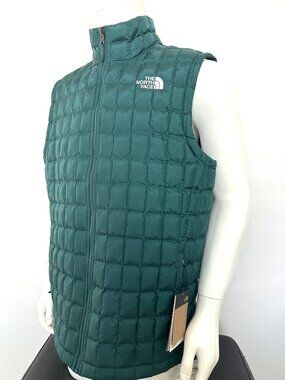 THE NORTH FACE MEN'S THERMOBALL INSULATED VEST DEEP NORI size XL, XXL